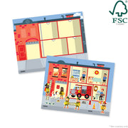 Reusable Sticker Pad - My Town Q6