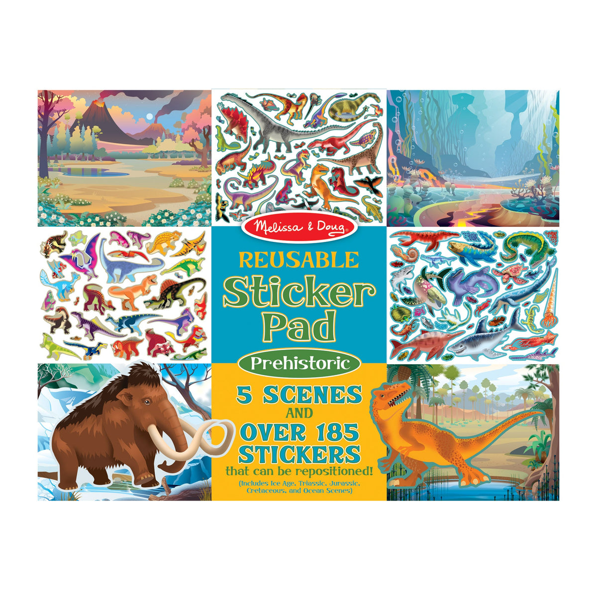 Reusable Sticker Pad - Prehistoric G5