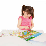 Reusable Sticker Pad - Princess Castle D6