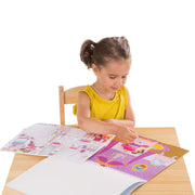 Reusable Sticker Pad - Princess Castle D6