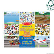 Reusable Sticker Pad - Vehicles M7