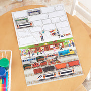 Reusable Sticker Pad - Vehicles M7