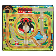 Round the Rails Train Rug U4