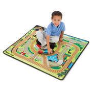 Round the Rails Train Rug U4