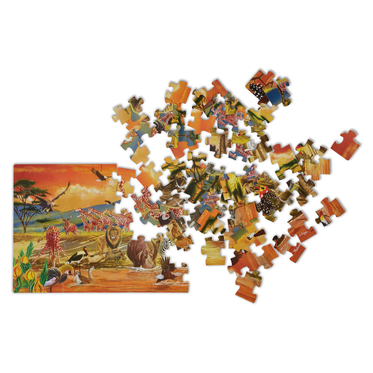 Safari Floor Puzzle - 100 Pieces L2