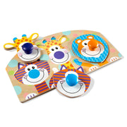 Safari Jumbo Peg Puzzle - 3 Pieces N8