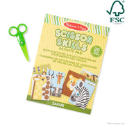 Safari Scissor Skills Activity Pad A5