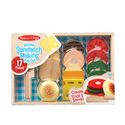 Sandwich Making Set - Wooden Play Food L8