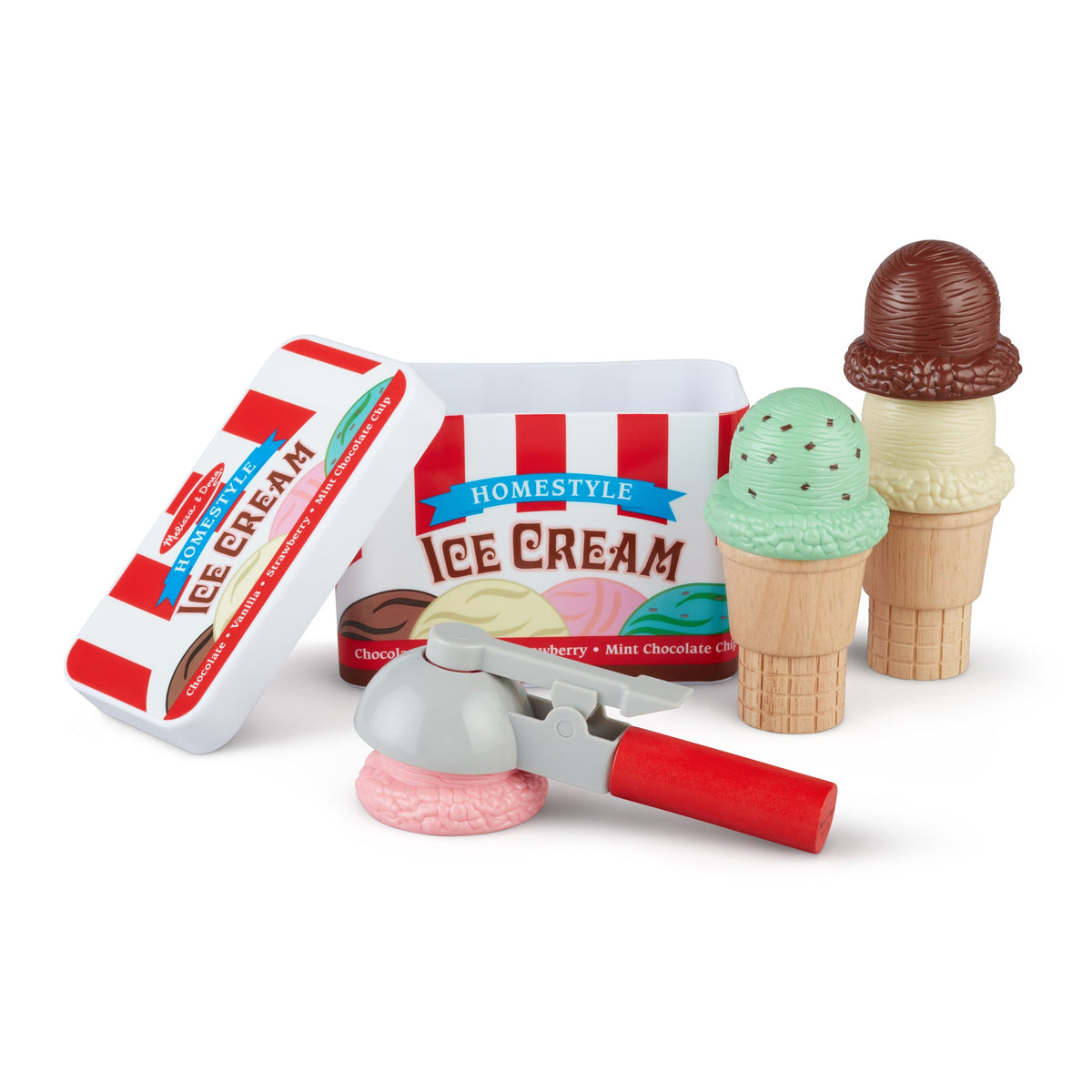 Scoop & Stack Ice Cream Cone Magnetic Play Set Q2