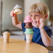 Scoop & Stack Ice Cream Cone Magnetic Play Set S5