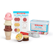 Scoops & Sandwiches Ice Cream Play Set X3