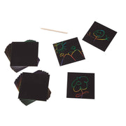 Scratch Art Rainbow Mini Notes _Box of 125 O0
