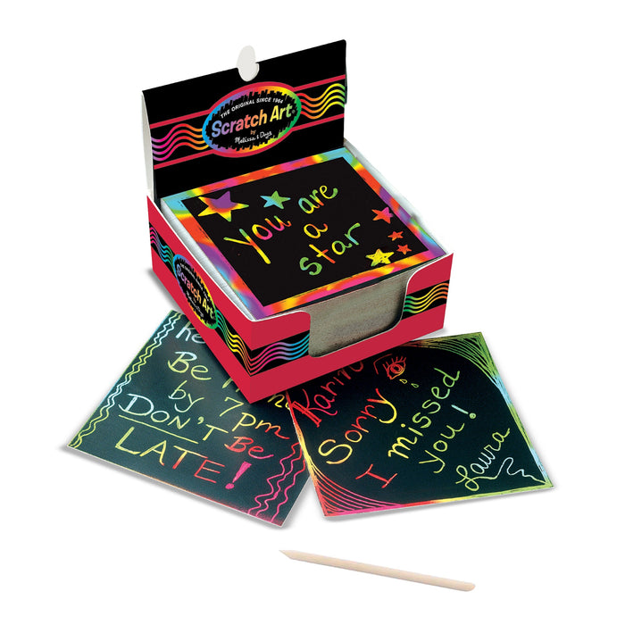 Scratch Art Rainbow Mini Notes _Box of 125 R1