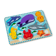 Sea Creatures Chunky Puzzle - 7 Pieces Z6