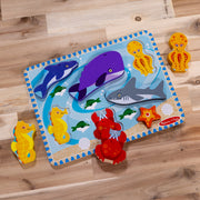 Sea Creatures Chunky Puzzle - 7 Pieces Z6