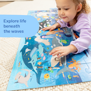 Search & Find Beneath the Waves Floor Puzzle - 48 Pieces V8