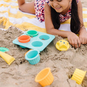 Seaside Sidekicks Sand Cupcake Set J6