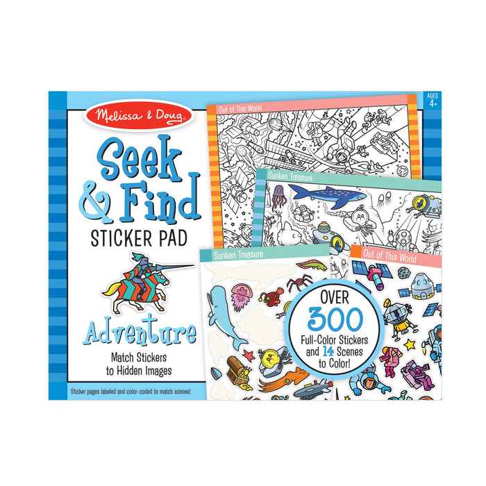 Seek & Find Sticker Pad – Adventure H0