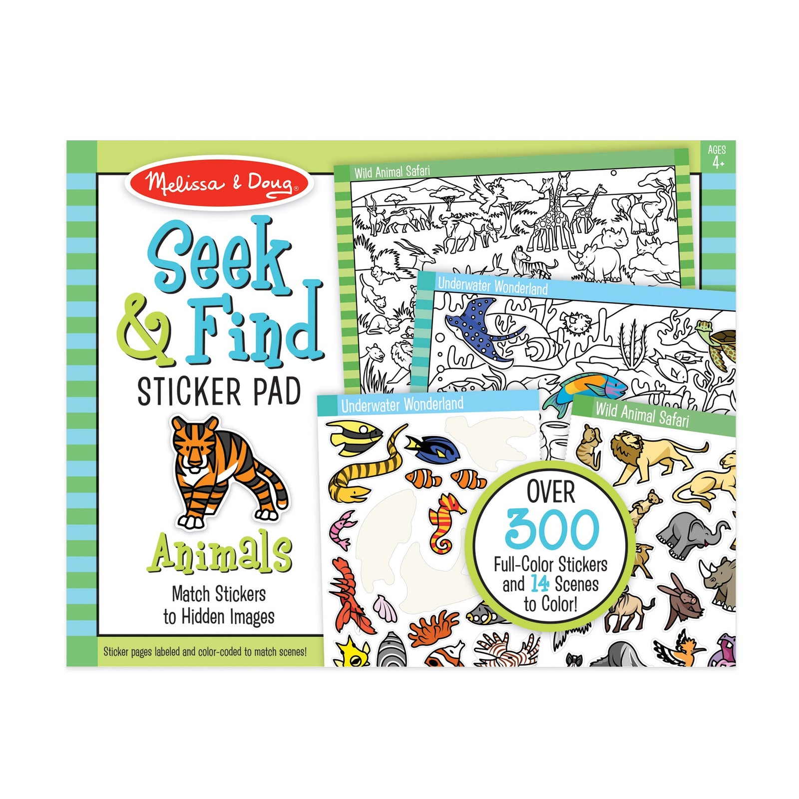 Seek & Find Sticker Pad – Animals B2