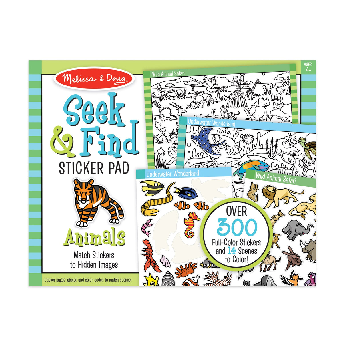 Seek & Find Sticker Pad – Animals Y6