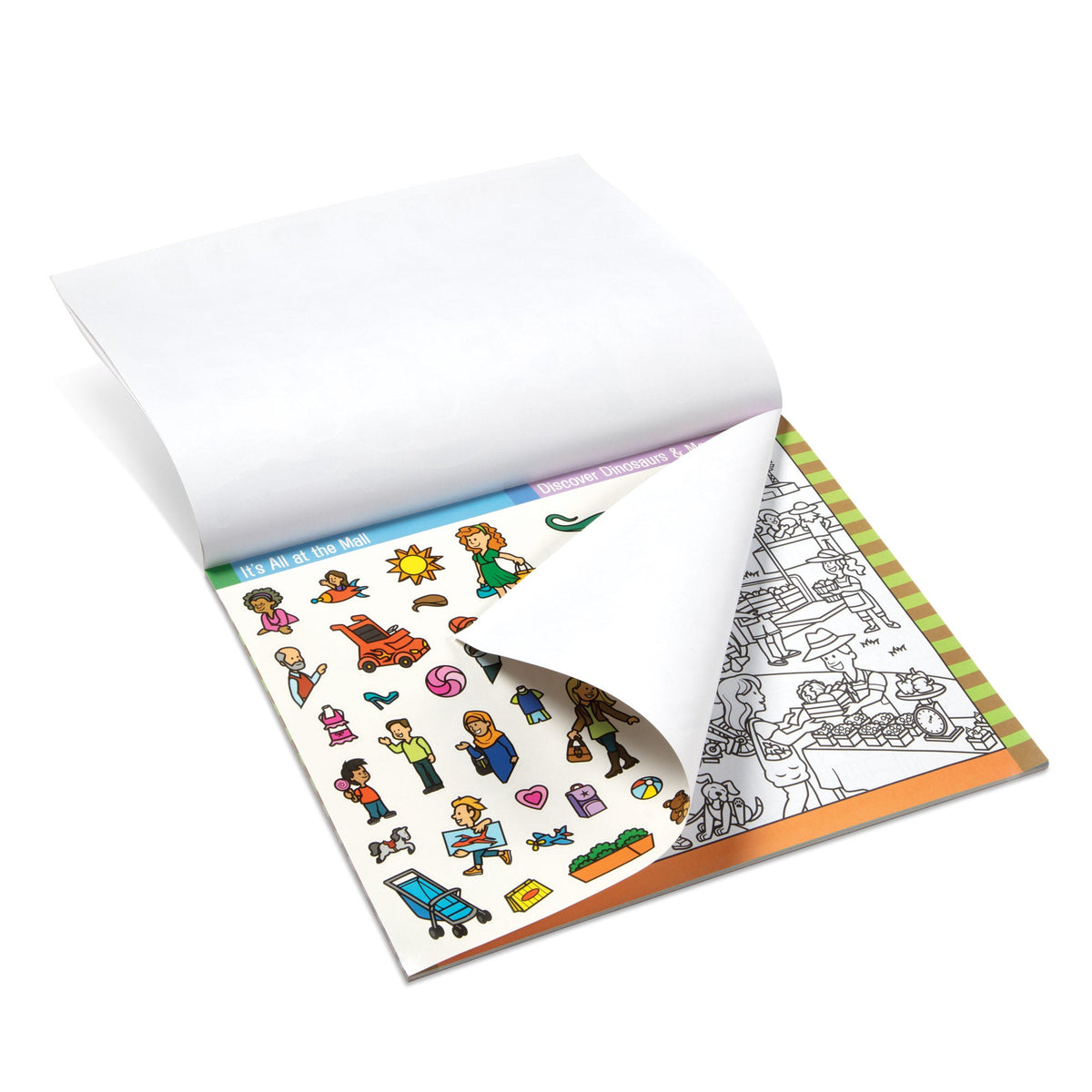 Seek & Find Sticker Pad – Around Town O1