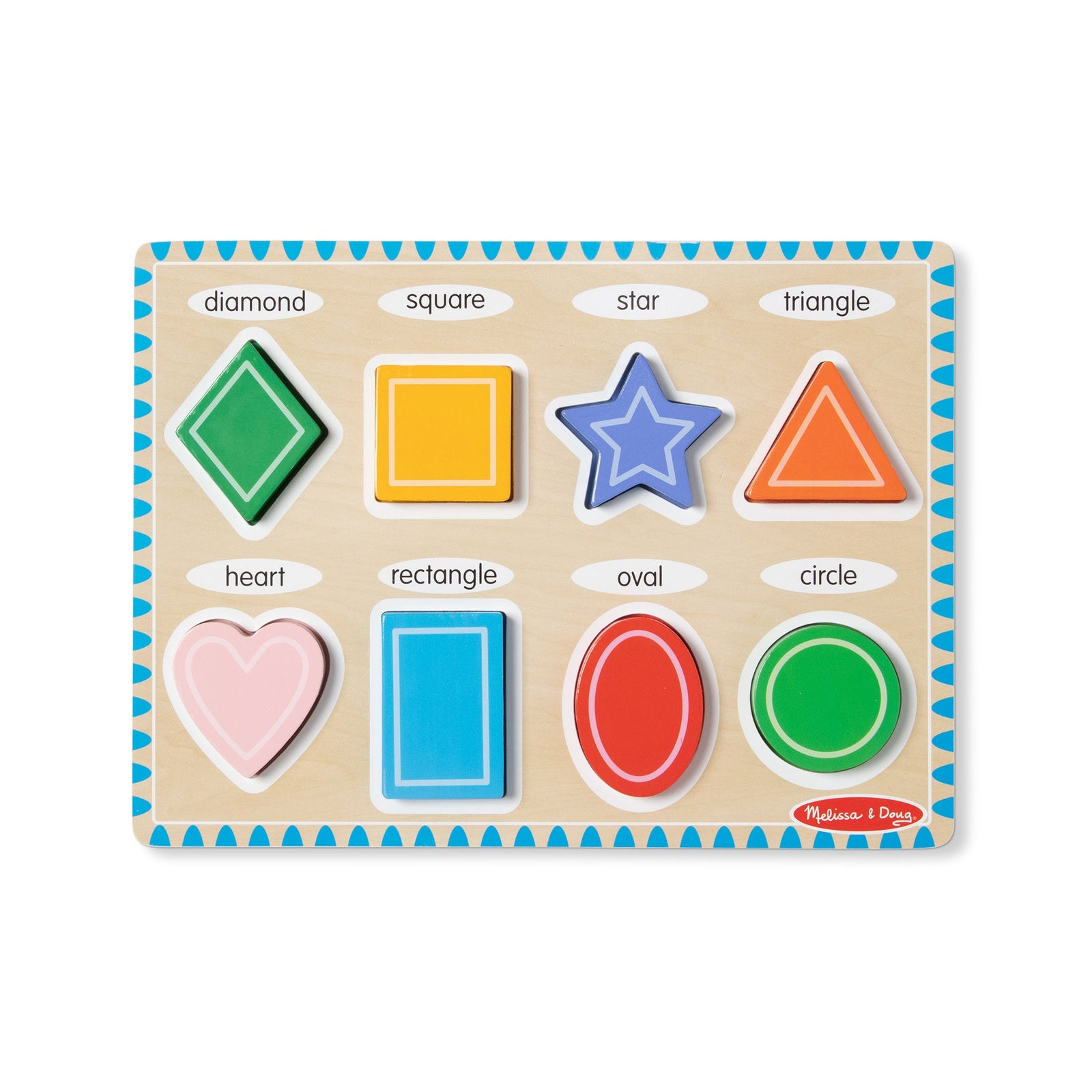 Shapes Chunky Puzzle - 8 Pieces N9