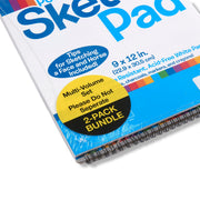 Sketch Pad 2-Pack (9-Inch x 12-Inch) X3