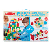 Stack, Sort & Pound Wooden Toy Collection N6