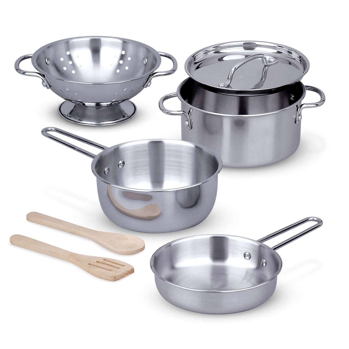 Stainless Steel Pots & Pans Play Set J1