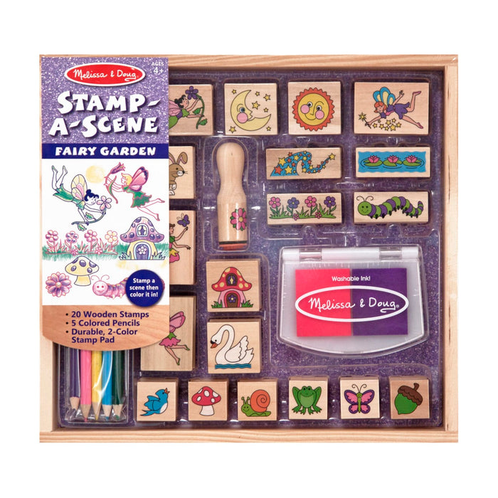 Stamp-a-Scene Fairy Garden A6