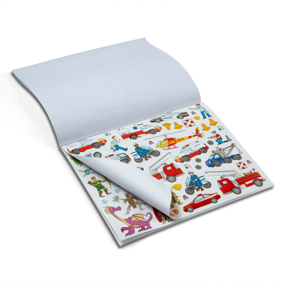 Sticker Collection - Dinosaurs, Vehicles, Space, and More O7