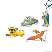 Sticker Collection - Dinosaurs, Vehicles, Space, and More X3