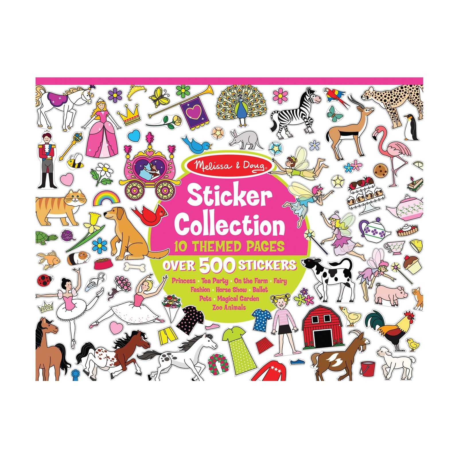 Sticker Collection - Princesses, Tea Party, Animals, and More A9