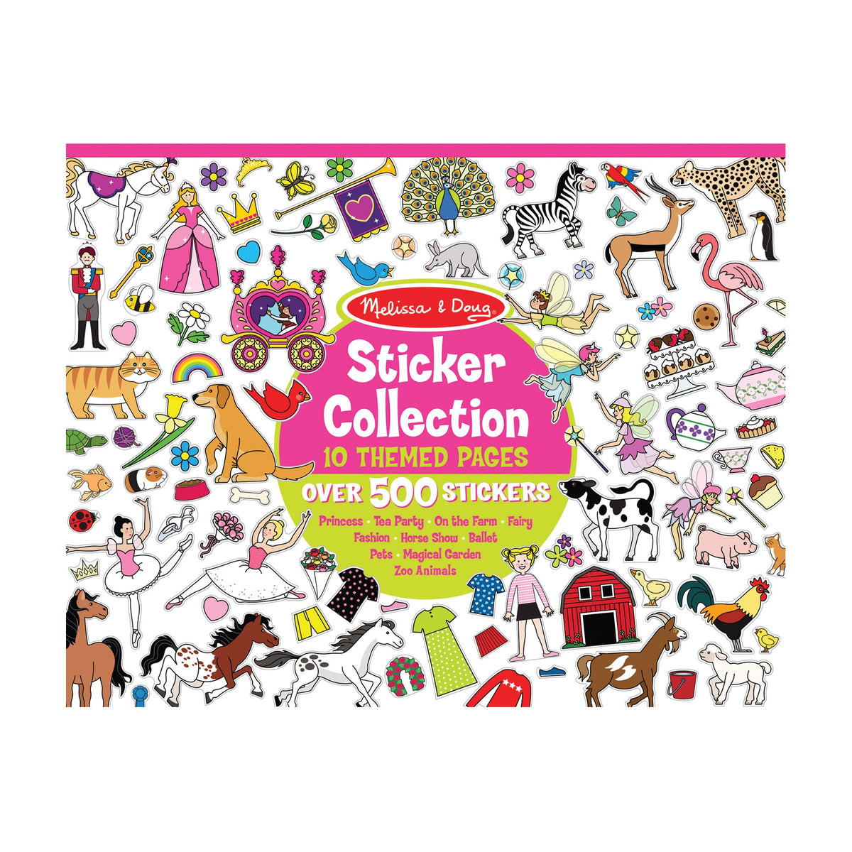 Sticker Collection - Princesses, Tea Party, Animals, and More D1