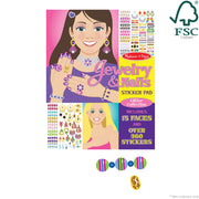 Sticker Pad - Jewelry & Nails Glitter Collection C9