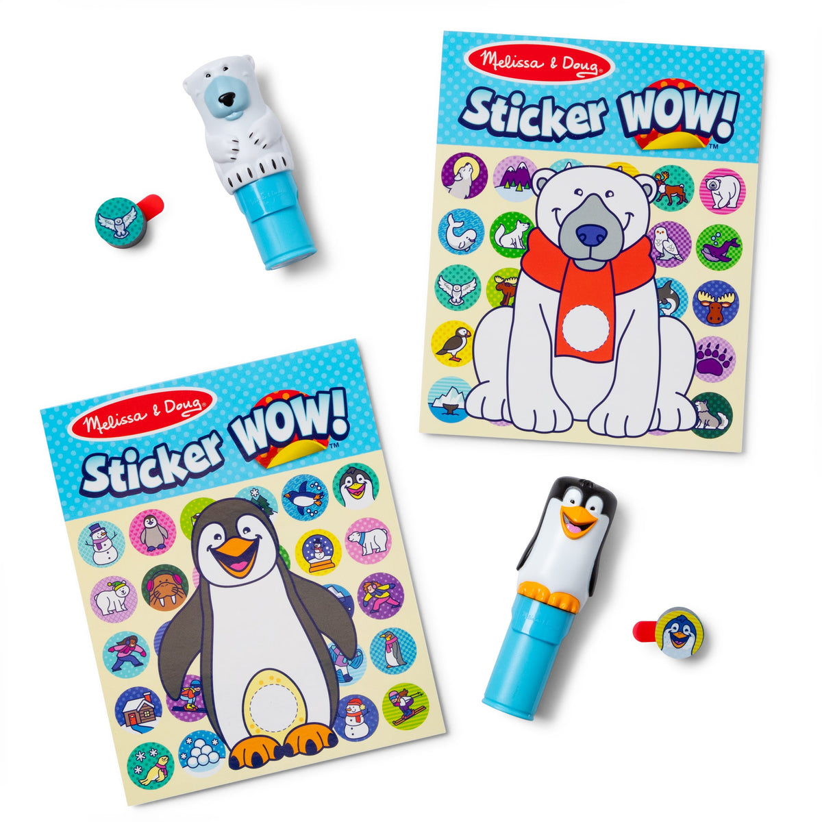 Sticker WOW!® Activity Pads & Sticker Stampers VALUE PACK - Winter Z8