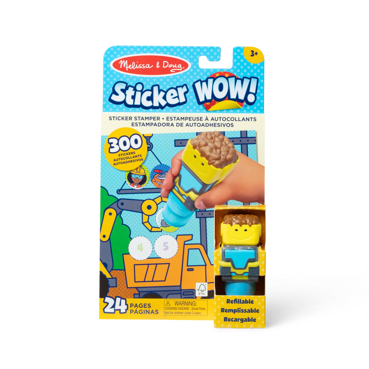 Sticker WOW!™ Activity Pad & Sticker Stamper - Bulldozer J2