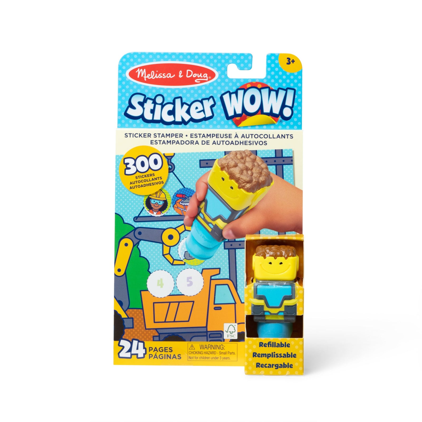 Sticker WOW!™ Activity Pad & Sticker Stamper - Bulldozer W2