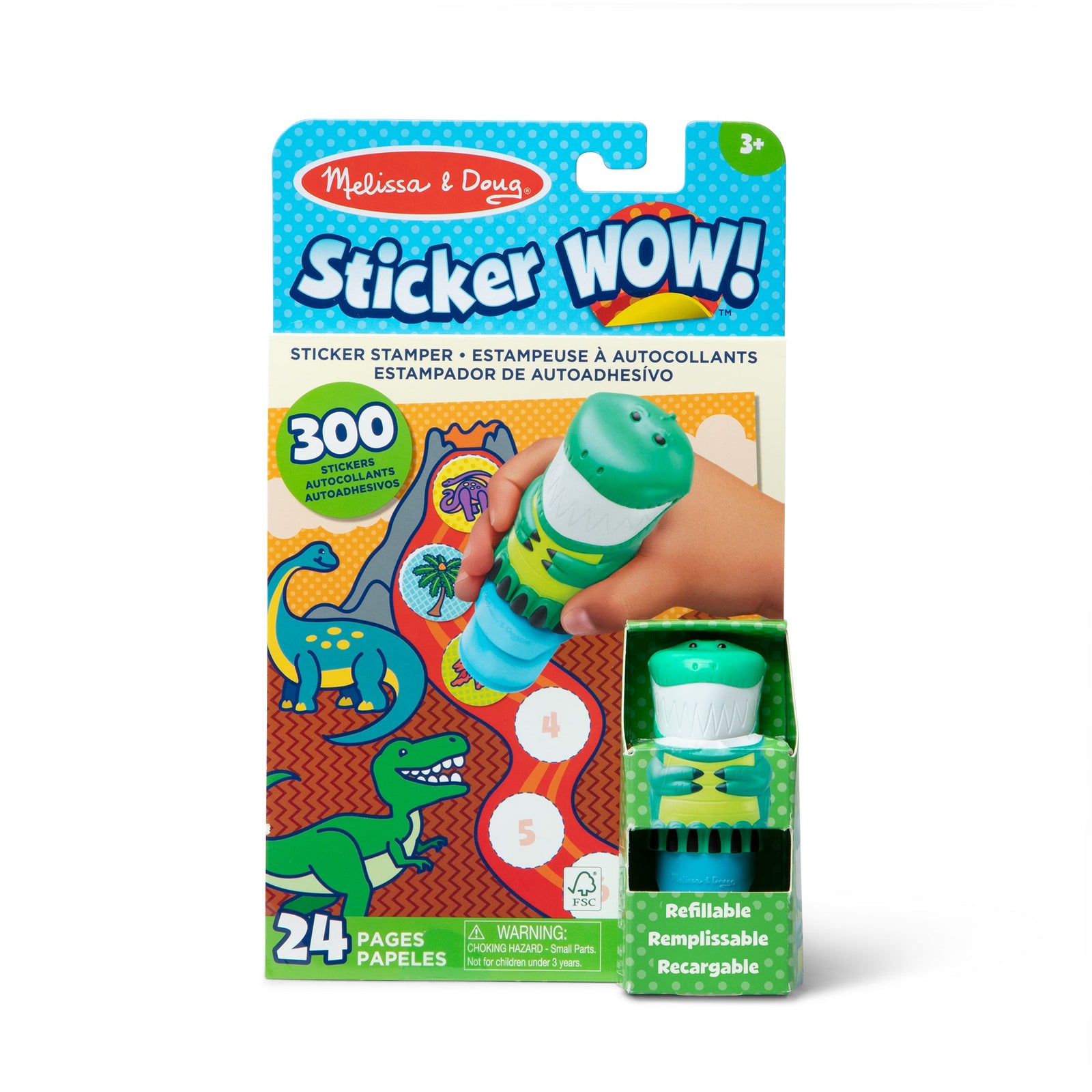 Sticker WOW!™ Activity Pad & Sticker Stamper  - Dinosaur P5