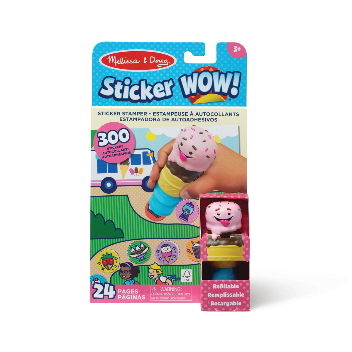 Sticker WOW!™ Activity Pad & Sticker Stamper - Ice Cream G4