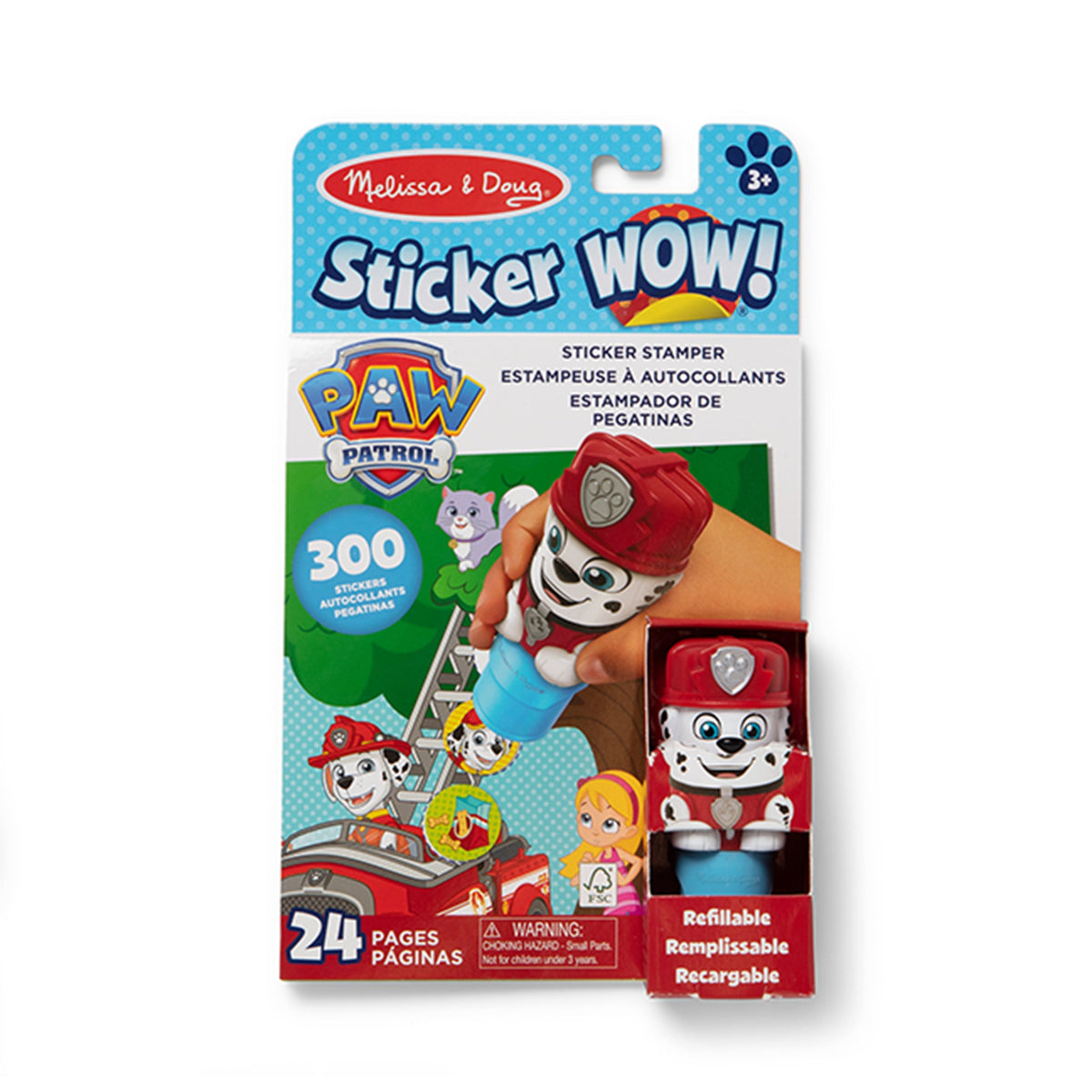 Sticker WOW!™ Activity Pad & Sticker Stamper - PAW Patrol Marshall X9