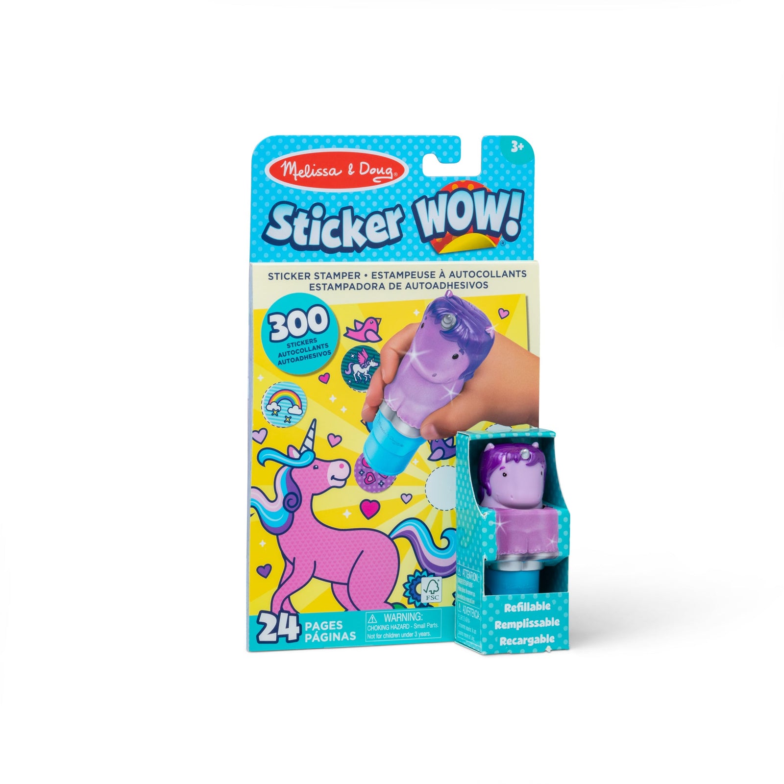 Sticker WOW!™ Activity Pad & Sticker Stamper - Purple Unicorn B2