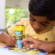 Sticker WOW!™ Bulldozer Bundle: Activity Pad & Sticker Stamper + Mini Activity Pad and 200 Refill Stickers D1