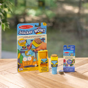 Sticker WOW!™ Bulldozer Bundle: Activity Pad & Sticker Stamper + Mini Activity Pad and 200 Refill Stickers D1