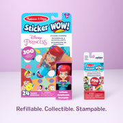 Sticker WOW!™ Disney Ariel Bundle: Activity Pad & Sticker Stamper + Mini Activity Pad and 200 Refill Stickers C9