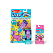 Sticker WOW!™ Purple Unicorn Bundle: Activity Pad & Sticker Stamper + Mini Activity Pad and 200 Refill Stickers Z9