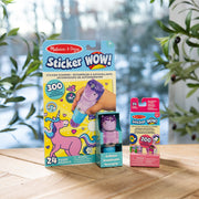 Sticker WOW!™ Purple Unicorn Bundle: Activity Pad & Sticker Stamper + Mini Activity Pad and 200 Refill Stickers Z9