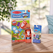 Sticker WOW!™ Tiger Bundle: Activity Pad & Sticker Stamper + Mini Activity Pad and 200 Refill Stickers N4