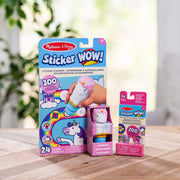 Sticker WOW!™ Unicorn Bundle: Activity Pad & Sticker Stamper + Mini Activity Pad and 200 Refill Stickers W9