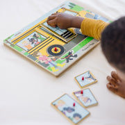 The Wheels on the Bus Song Puzzle - 6 Pieces B4